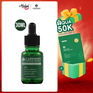 Serum rau má giảm mụn mờ thâm Caryophy Portulaca Ampoule (10ml 30ml)