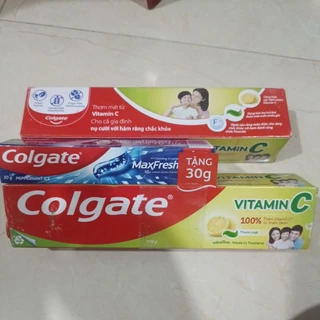 Kem Đánh Răng COLGATE chai 170g trơn và chai 170g có tặng