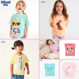BST áo hè cotton Little Maven, Malwee họa tiết 05 cho bé gái 2-8 tuổi - TILANI Official Store