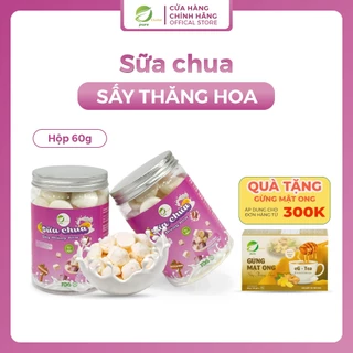 Sữa chua sấy thăng hoa e-Yogurt, Sữa Chua Viên Hoa Quả Khô Ít Đường Eherbal 60gr