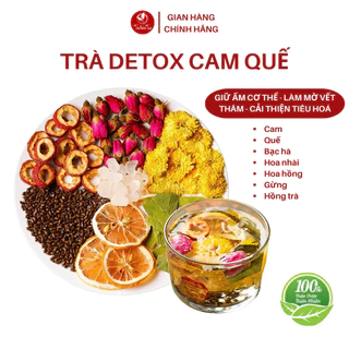 Trà Thảo Mộc Detox Trà Cam Quế Tâm Việt Trà, Giúp Giữ Ấm Cơ Thể Làm Đẹp Da