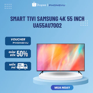 Smart Tivi Samsung 4K UHD 55 inch UA55AU7002 - Bảo hành 24 tháng - Hàng chính hãng
