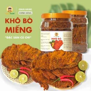 Khô Bò Củ Chi Tasty Food - Miếng Mềm  - Hũ 500g/1kg