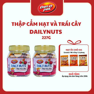 Thùng thập cẩm hạt & trái cây khô DailyNuts 227g x 10 hũ, 600g x 10 hũ Dan D Pak