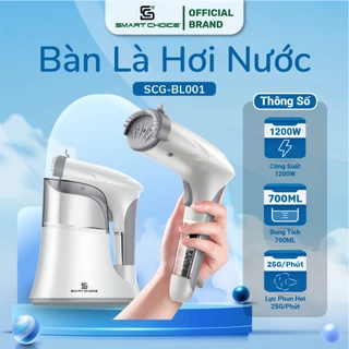 Bàn Là Hơi Nước SmartChoice SCG-BL001 1200w 700ml, Bàn Ủi Hơi Nước Cầm Tay Cao Cấp Là Mọi Loại Vải