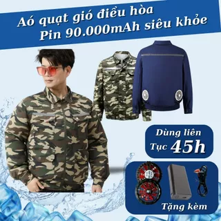 Aó khoác gió nam nữ điều hòa, ZLIFE 9 quạt siêu mát chất vải thoáng khí chống nắng uv kháng nước