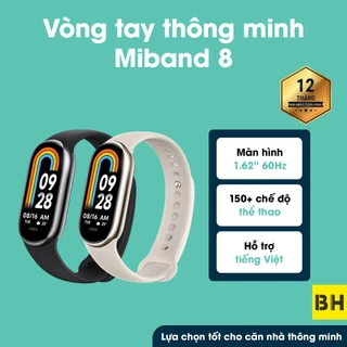 Vòng Tay Sức Khỏe Thông Minh Xiaomi Mi Band 8 / 8 Active - Theo Dõi Sức Khỏe - Bản Quốc Tế