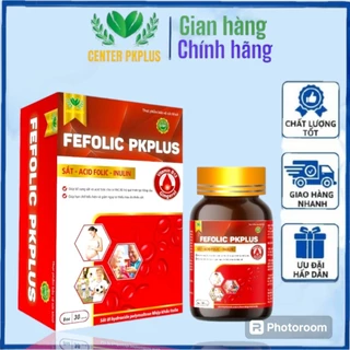 FEFOLIC PKPLUS Bổ Sung Vitamin & Khoáng Chất Cho Thai Kỳ Khỏe Mạnh - Center Pkplus