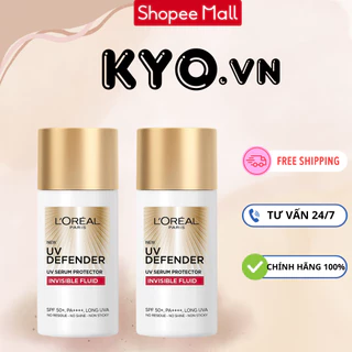 Kem chống nắng x20 thoáng da mỏng nhẹ L'Oreal Paris UV Defender Serum 50ml SPF 50++