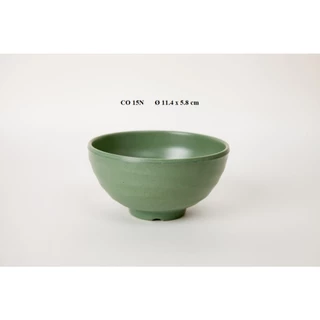 Chén cơm nhựa Melamine nhám xanh lá CO15N