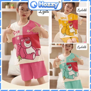 Bộ thun bé gái Lydo BB size nhí đại 10-60kg mùa hè, chất thun 4 chiều 100% cotton đẹp mát