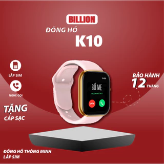 Đồng Hồ Thông Minh Lắp Sim BILLION Viền Thép Nghe Gọi 2 Chiều Trực Tiếp, Nhận Tin Nhắn , Thay Hình Nền Thế Hệ Thứ 8 . .