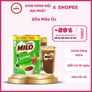 Sữa milo sản xuất tại Úc 1kg cho bé hương vị thơm ngon, bổ sung dưỡng chất phù hợp cho bé từ 2 tuổi trở lên