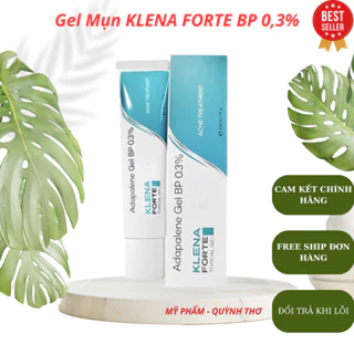 Kem mụn Klena Forte 0.3%, chấm mụn hỗ trợ giảm mụn ẩn,mụn đỏ, mụn v-i-ê.m, mờ thâm, mờ sẹo, trắng da - 15g|MyPhamQuynhTh