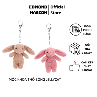 Móc khoá Hot Trend Thỏ bông Jellycat EDMOND MASION treo balo charm phụ kiện gắn balo túi xách