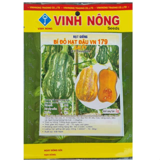 Hạt Giống Bí Đỏ Hạt Đậu Lai F1 (2g)