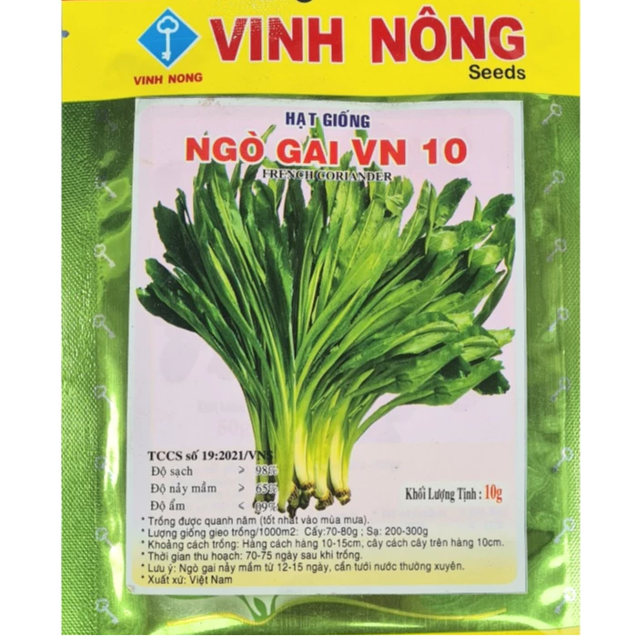 Hạt giống Ngò Gai Lá Dài (gói 10g)