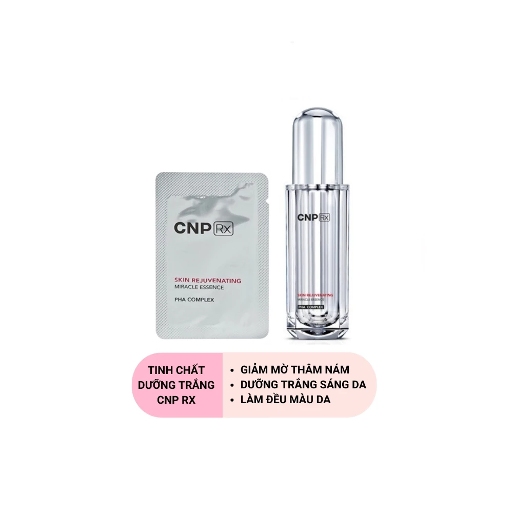 Tinh Chất Dưỡng Trắng Da Cnp Rx Skin Rejuvenating Miracle Essence 1ml