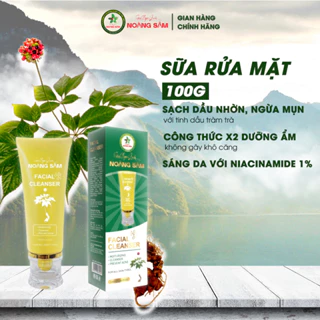 Sữa rửa mặt Sâm Ngọc Linh Skincare 100ml giảm và ngăn ngừa mụn, dưỡng ẩm cho da