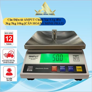 Cân điện tử AMPUT 10kg 5kg 3kg Chính xác 0.1g. Cân điện tử nhà bếp, cân làm bánh, cân yến sào