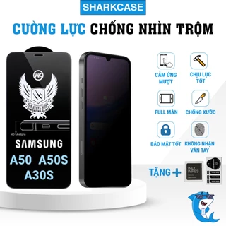 Kính cường lực Samsung A50 / A50S / A30S chống nhìn trộm full màn Miếng dán bảo vệ màn hình đt