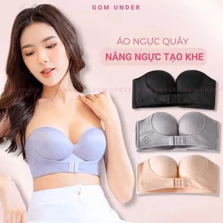 Áo ngực không dây nâng ngực chống tuột GOM UNDER, cài trước tạo khe quyến rũ tôn vòng 1 - SA-336