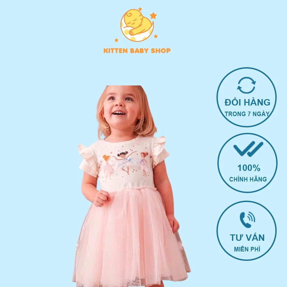 Váy công chúa cho bé gái 10-28kg Đầm công chúa bé gái xinh xắn Váy hè cho bé gái Kittenbabyshop