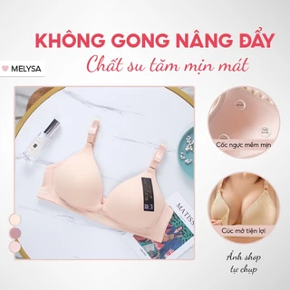 Áo lót bà bầu có cúc mở ngang cho bé bú Melysa áo lót bầu sau sinh không gọng thoáng mát Bigsize AL3