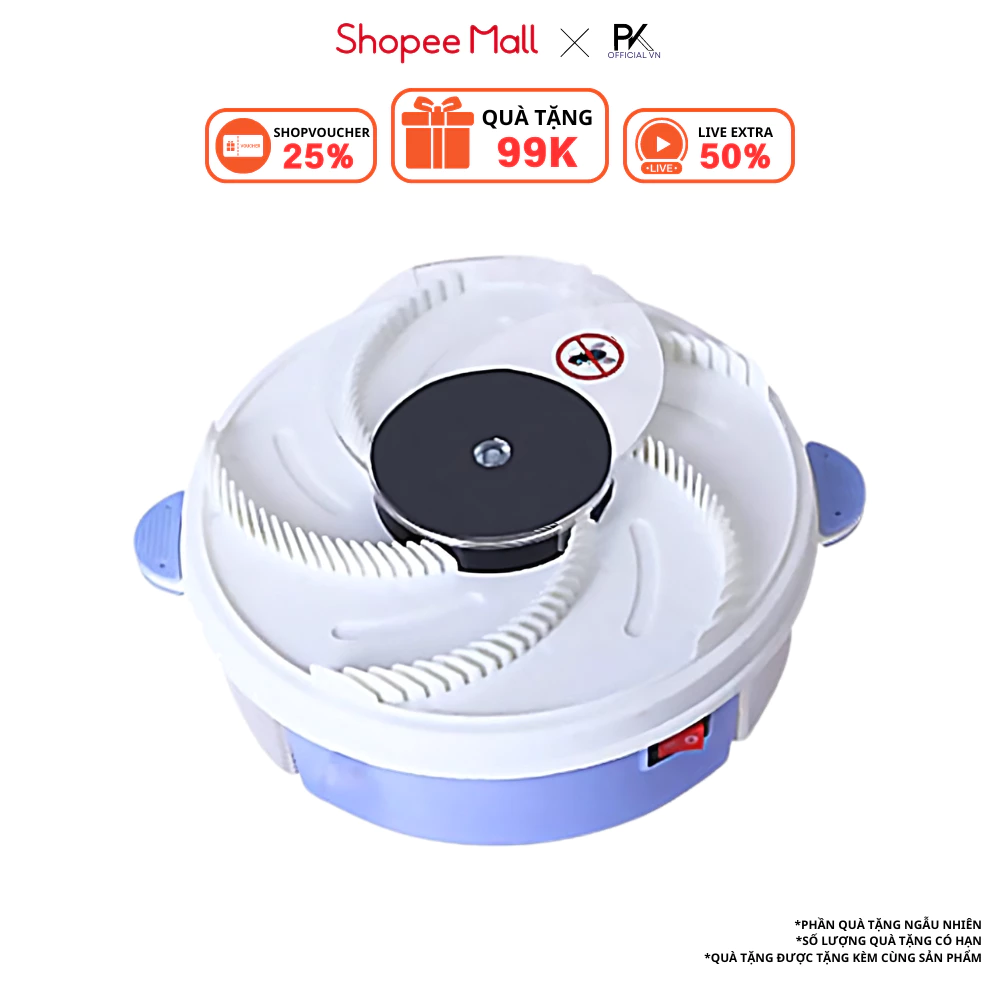 Máy Bắt Ruồi Tự Động Thông Minh, Máy Bắt Ruồi Chạy Điện Không Dùng Hóa Chất An Toàn ( Hàng Tốt )