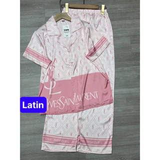 BỘ PIJAMA LỤA LATIN SIÊU MÁT