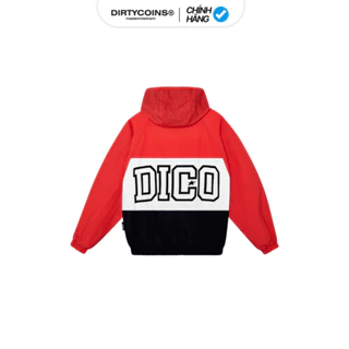 Áo Khoác DirtyCoins OG Logo Windbreaker Jacket - Red/White