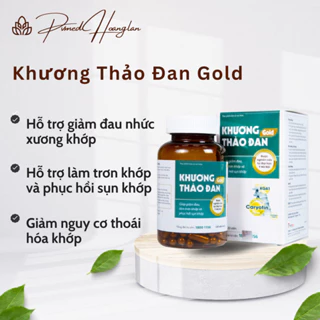 Viên xương khớp Khương Thảo Đan Gold hỗ trợ làm trơn khớp và phục hồi sụn khớp (120 viên)