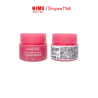 Mặt Nạ Ngủ Môi Laneige Lip Sleeping Mask Mini 3g Bản Trung Cấp Ẩm Và Giảm Thâm Và Làm Hồng Môi