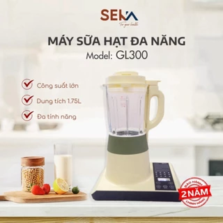 Máy làm sữa hạt SEKA GL300 dung tích 1,75 lít 12 chức năng xay nấu tiện ích, Bảo hành 12 tháng