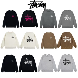 Áo nỉ sweater stussy nam nữ chất nỉ bông stussy  cotton form rộng unisex oversize loại 1