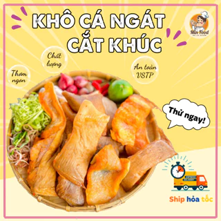 Khô cá Ngát cắt khúc tẩm gia vị vừa ăn, dày thịt thơm ngon khó cưỡng, hàng 3 nắng phi lê không xương - Túi 0,5kg - 1kg