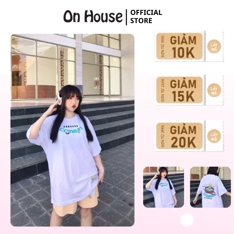 Áo thun unisex form rộng 100% cotton cao cấp không xù COME IN TEE [NEW]
