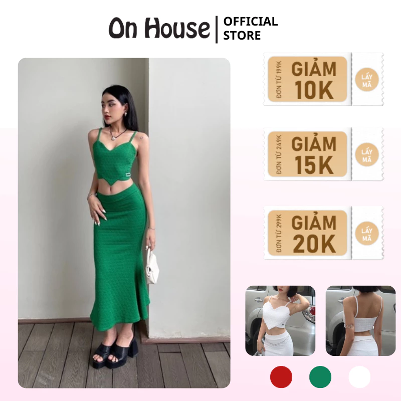croptop trái tim và váy ôm đuôi cá