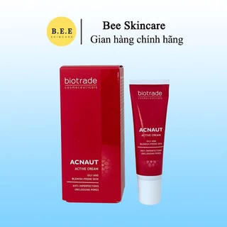 Chấm Mụn Biotrade Acnaut Active Cream Giảm Thâm, Giảm Mụn, Điều Tiết Bã Nhờn Bee Skincare