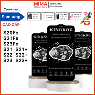 Kính cường lực Samsung S20 S21 S22 Fe Plus Ultra cao cấp full màn hình chống trầy xước hạn chế bám vân tay