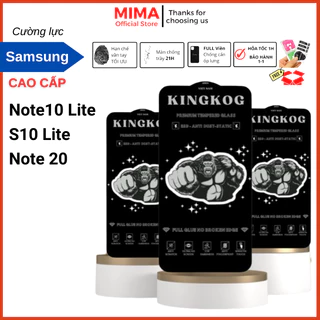 Kính cường lực KINGKOG Samsung Galaxy S10 Lite Note 10 Lite Note 20  cao cấp full màn hình chống trầy xước