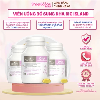 Viên uống bổ sung DHA Bio Island cho bà bầu Bio 60v - Shopdobau