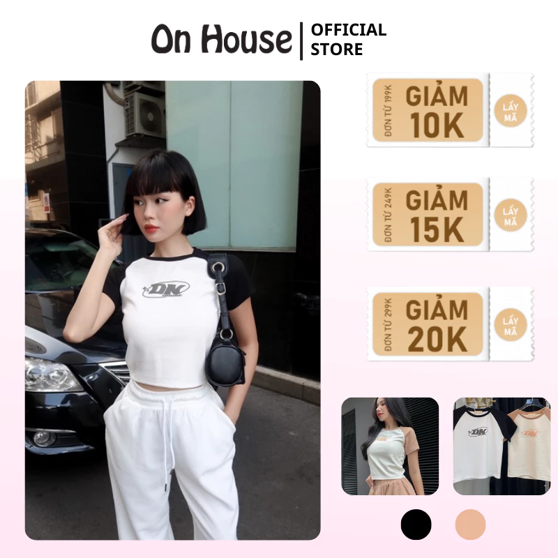 Áo nữ Baby Tee Raplan ONhouse - Thời trang thiết kế form fit người chất tổ ong không xù không nhão đứng form trendy CR12
