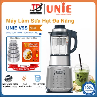 Máy Làm Sữa Hạt Đa Năng Unie V9s,Tích 1.75L - Công Suất 1800W - 84.000 vòng/phút, Hàng Chính Hãng