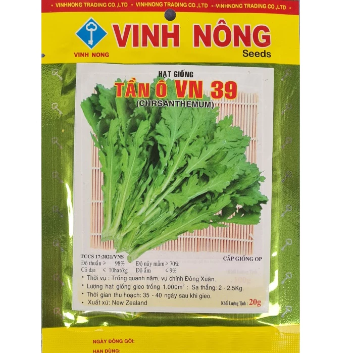 Hạt Giống Rau Tần Ô NewZealand ( gói 20g)