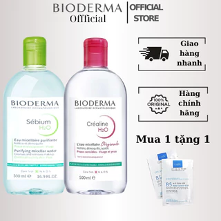 [CHÍNH HÃNG] Nước tẩy trang Bioderma làm sạch sâu, dịu nhẹ loại bỏ bụi bẩn, dầu nhờn dành cho mọi loại da loại 500ml