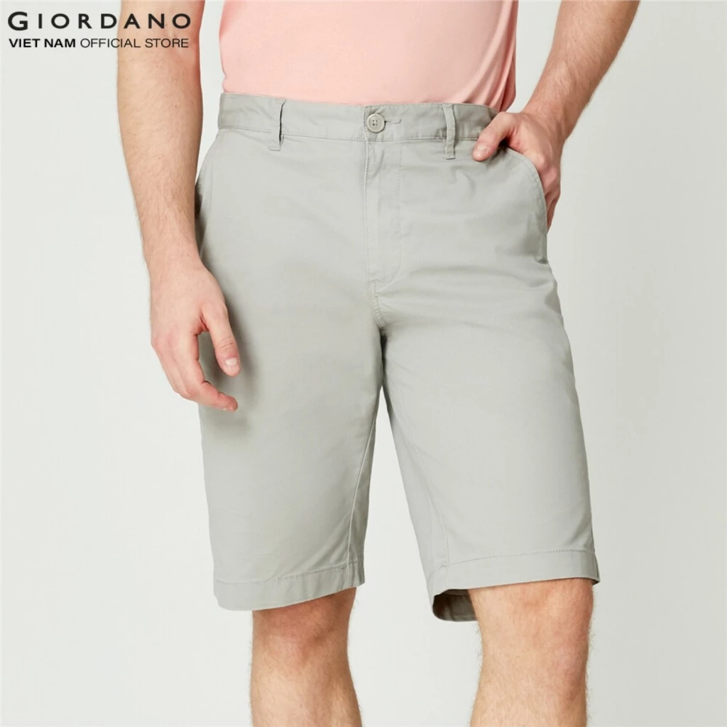 Quần Shorts Khaki Nam Giordano 01103202