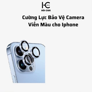 Kính Cường Lực Iphone Viền Kim Loại Bảo Vệ Mắt Camera Sau Cho 11/12/13/Pro/Pro Max
