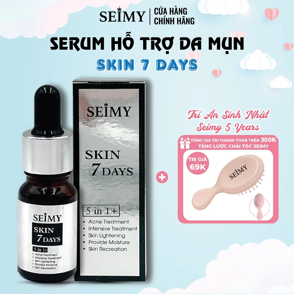 Serum giảm mụn thâm Seimy - Skin 7 Days - 10ml