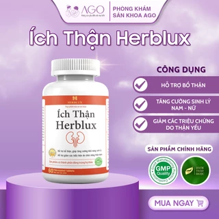 Tiền liệt tuyến Herblux giảm u xơ tiền liệt tuyến ở nam giới (60 viên) ..AGO